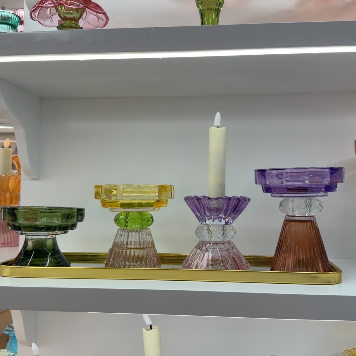 Assorted Glass Candle Holders Wholesale China